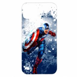 Чехол для iPhone 14 Plus Captain America and splashes - PrintSalon