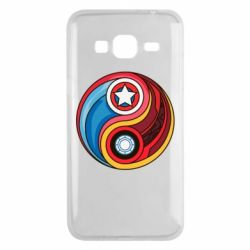 Чохол для Samsung J3 2016 Captain America & Iron Man - PrintSalon