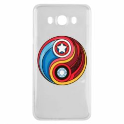 Чохол для Samsung J7 2016 Captain America & Iron Man - PrintSalon