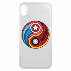 Чохол для iPhone Xs Max Captain America & Iron Man - PrintSalon