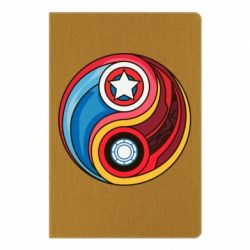 Блокнот з принтом Captain America & Iron Man - PrintSalon