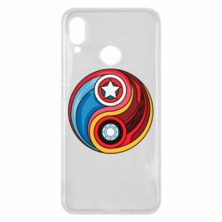 Чохол для Huawei P Smart Plus 2018 Captain America & Iron Man - PrintSalon