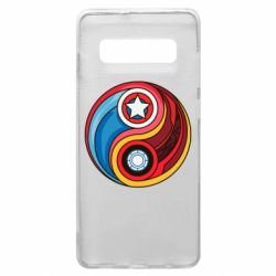 Чохол для Samsung S10+ Captain America & Iron Man - PrintSalon