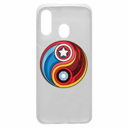 Чохол для Samsung A40 Captain America & Iron Man - PrintSalon