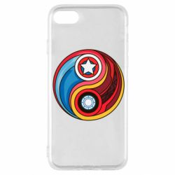 Чохол для iPhone SE 2020 Captain America & Iron Man - PrintSalon