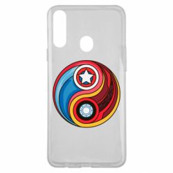 Чохол для Samsung A20s Captain America & Iron Man - PrintSalon