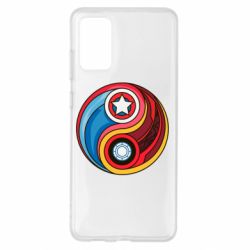 Чохол для Samsung S20+ Captain America & Iron Man - PrintSalon