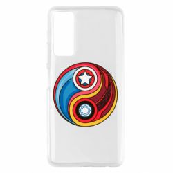 Чохол для Huawei P Smart 2021 Captain America & Iron Man - PrintSalon