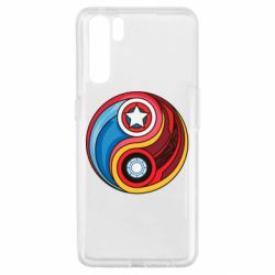 Чохол для Oppo A91 / Reno3Captain America & Iron Man - PrintSalon