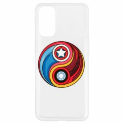 Чохол для Oppo Reno 4Captain America & Iron Man - PrintSalon