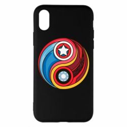 Чохол для iPhone X/Xs Captain America & Iron Man - PrintSalon