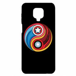 Чохол для Xiaomi Redmi Note 9S / 9Pro / 9Pro Max Captain America & Iron Man - PrintSalon