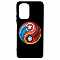 Чохол для Xiaomi Poco F3/K40 Captain America & Iron Man - PrintSalon