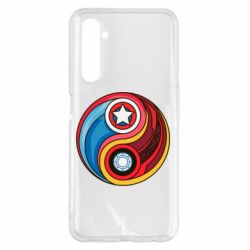 Чохол для Realme 6 Pro Captain America & Iron Man - PrintSalon