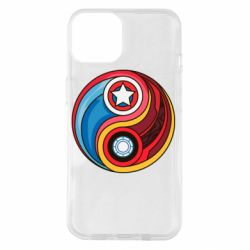 Чохол для iPhone 14 Captain America & Iron Man - PrintSalon