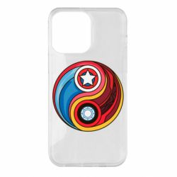 Чохол для iPhone 14 Pro Max Captain America & Iron Man - PrintSalon