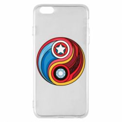 Чохол для iPhone 6 Plus/6S Plus Captain America & Iron Man - PrintSalon