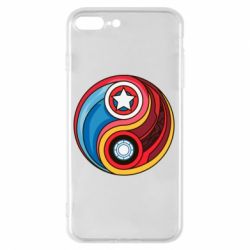 Чохол для iPhone 8 Plus Captain America & Iron Man - PrintSalon