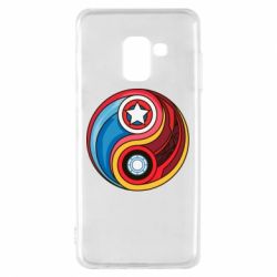 Чохол для Samsung A8 2018 Captain America & Iron Man - PrintSalon