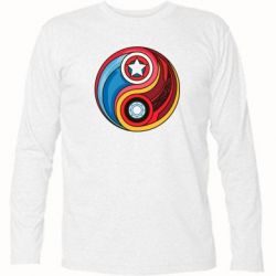 Футболка з довгим рукавом Captain America & Iron Man - PrintSalon