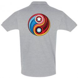Мужское поло Captain America & Iron Man - PrintSalon