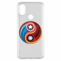 Чохол для Xiaomi Mi A2 Captain America & Iron Man - PrintSalon