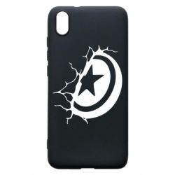 Чохол для Xiaomi Redmi 7A Captain America shield - PrintSalon
