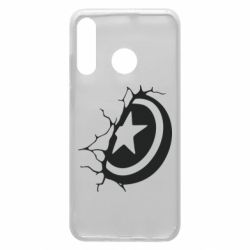 Чохол для Huawei P30 Lite Captain America shield - PrintSalon