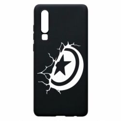 Чохол для Huawei P30 Captain America shield - PrintSalon