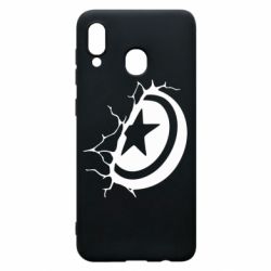 Чохол для Samsung A30 Captain America shield - PrintSalon