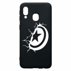 Чохол для Samsung A40 Captain America shield - PrintSalon