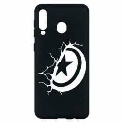 Чохол для Samsung M30 Captain America shield - PrintSalon