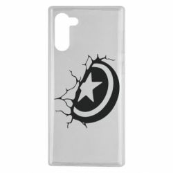 Чохол для Samsung Note 10 Captain America shield-PrintSalon Чохол для Samsung Note 10 Captain America shield