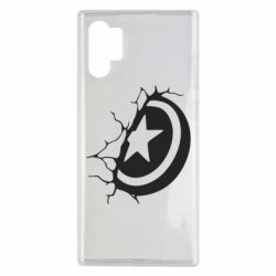 Чохол для Samsung Note 10 Plus Captain America shield
