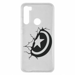 Чохол для Xiaomi Redmi Note 8 Captain America shield
