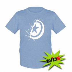 Дитяча футболка Captain America shield - PrintSalon