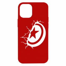 Чохол для iPhone 12 mini Captain America shield - PrintSalon