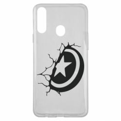 Чохол для Samsung A20s Captain America shield - PrintSalon
