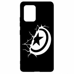 Чохол для Samsung S10 Lite Captain America shield - PrintSalon