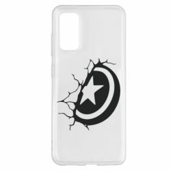 Чохол для Samsung S20 Captain America shield - PrintSalon