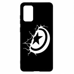 Чохол для Samsung S20+ Captain America shield - PrintSalon