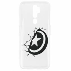 Чехол для Oppo A5/A9 2020 Captain America shield