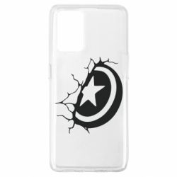 Чохол для Oppo A74 4G Captain America shield - PrintSalon