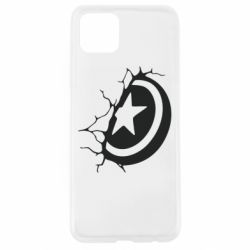 Чехол для Oppo A92s Captain America shield-PrintSalon Чехол для Oppo A92s Captain America shield