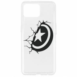 Чохол для Oppo Reno 4 Lite Captain America shield - PrintSalon