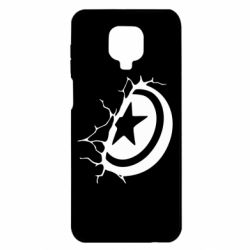 Чохол для Xiaomi Redmi Note 9S / 9Pro / 9Pro Max Captain America shield - PrintSalon