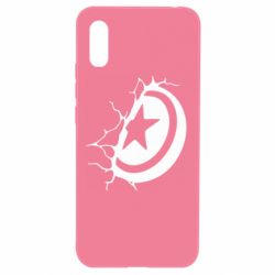 Чохол для Xiaomi Redmi 9a Captain America shield - PrintSalon