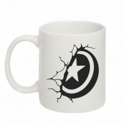 Чашка 320ml Captain America shield