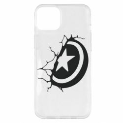 Чохол для iPhone 14 Plus Captain America shield - PrintSalon