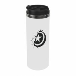 Термокружка Captain America shield - PrintSalon